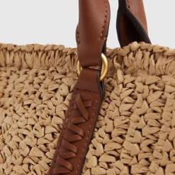 New Eden Raffia Woven Tote Bag Women Crossbody Bags|Tote Bags