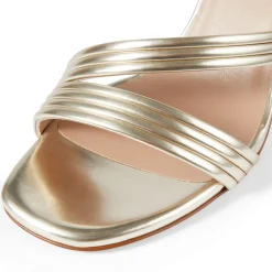 Sale Edita Metallic Heel Sandals Women Heels