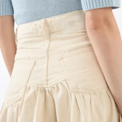 Outlet Egret Broderie Denim Skirt Women Skirts