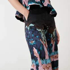 Discount Eileen Printed Wide-Leg Trousers Women Trousers & Shorts
