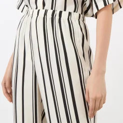 Elain Striped Wide Leg Trousers Women Trousers & Shorts