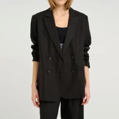 Discount Elarah Double-Breasted Blazer Women Coats & Jackets
