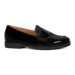Sale Elder Patent Leopard Loafers Women Loafers