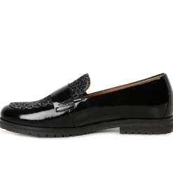 Sale Elder Patent Leopard Loafers Women Loafers