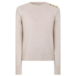Best Eleanor Button-Detail Sweater Women Sweaters & Cardigans