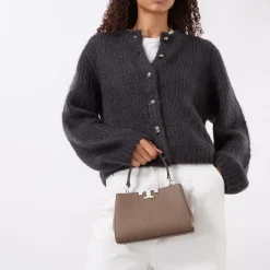 Online Eleanor Mini Pebbled Crossbody Bag Women Crossbody Bags|Top Handle Bags