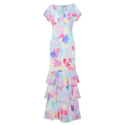 Discount Eleanor Tulip Ruffled Dress Women Dresses