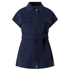 Best Elegia Belted Overshirt Women Coats & Jackets