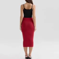 Online Eliane Bodycon Knitted Skirt Women Skirts