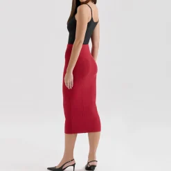 Online Eliane Bodycon Knitted Skirt Women Skirts