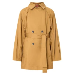 Best Elis Double-Breasted Belted Trench Coat Women Coats & Jackets