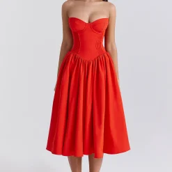 Discount Elizabeth Strapless Sundress Women Dresses