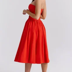 Discount Elizabeth Strapless Sundress Women Dresses