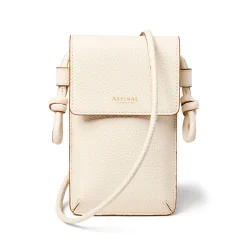 Best Ella Grained Leather Crossbody Phone Pouch Women Wallets