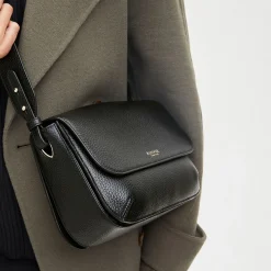 Clearance Ella Grande Grained Leather Crossbody Bag Women Crossbody Bags
