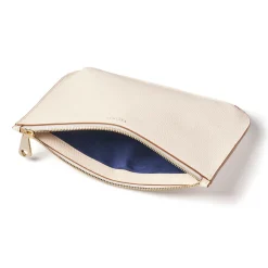 Online Ella Large Grained Leather Pouch Women Clutch Bags
