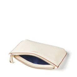 Hot Ella Medium Grained Leather Pouch Women Clutch Bags