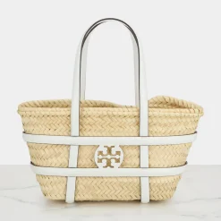 Ella Small Straw Basket Bag Women Top Handle Bags|Tote Bags
