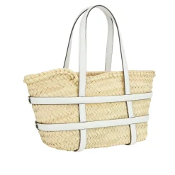 Ella Small Straw Basket Bag Women Top Handle Bags|Tote Bags