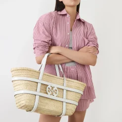 Discount Ella Straw Basket Bag Women Top Handle Bags|Tote Bags