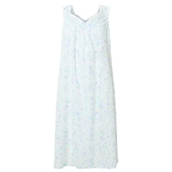 Elle Pansy Print Night Dress Women Sleepwear