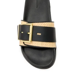 Outlet Ellie Raffia Slides Women Sandals