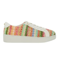 Hot Ellise Rainbow Woven Trainers Women Trainers