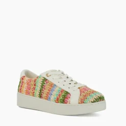 Hot Ellise Rainbow Woven Trainers Women Trainers