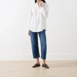 Discount Elmi Embroidered Shirt Women Tops
