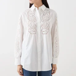 Discount Elmi Embroidered Shirt Women Tops