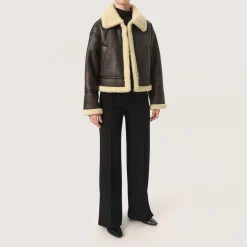 Hot Elora Shearling Jacket Women Coats & Jackets