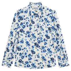 Elspeth Floral Print Blouse Women Tops