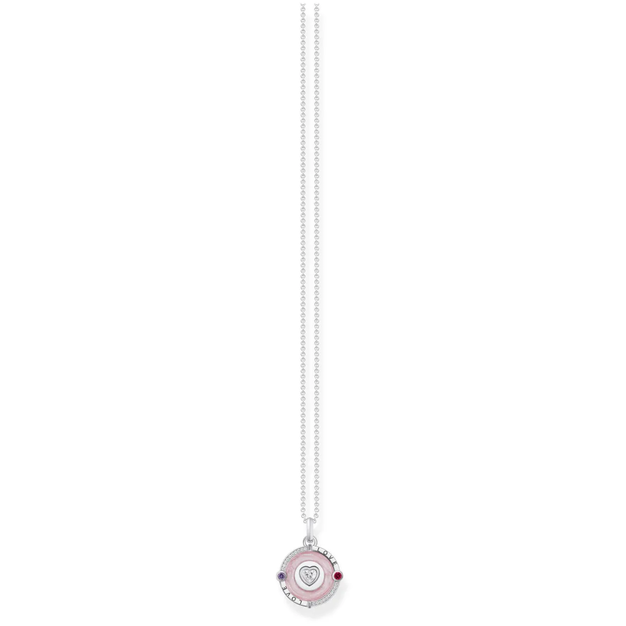 Online Embellished Enamel Disc Necklace Women Necklaces