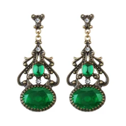 Clearance Embellished Fob Drop Earrings Women Earrings