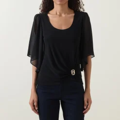 Best Embellished Gathered Top Women Tops