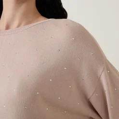 Sale Embellished Knit Top Women Tops