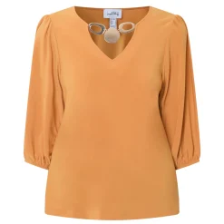Outlet Embellished Solid Blouse Women Tops