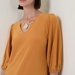 Outlet Embellished Solid Blouse Women Tops