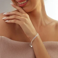 Online Embellished Triple Strand Bracelet Women Bracelets