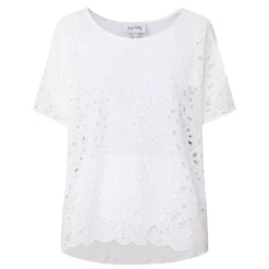 Clearance Embroidered Boxy T-Shirt Women Tops