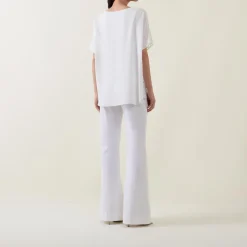 Clearance Embroidered Boxy T-Shirt Women Tops
