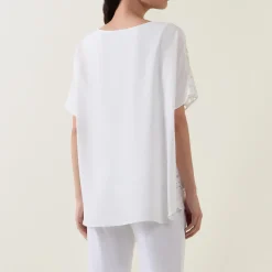 Clearance Embroidered Boxy T-Shirt Women Tops