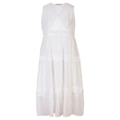Online Embroidered Tiered Dress Women Dresses