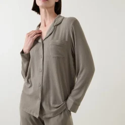 Outlet Emilia Ribbed Pyjama Set Women Sleepwear