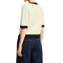 Emily Contrast Trim Cardigan Women Sweaters & Cardigans
