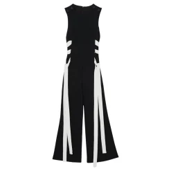 Online Emma Lace-Up Wide Leg Jumpsuit Women Jumpsuits