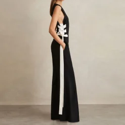 Online Emma Lace-Up Wide Leg Jumpsuit Women Jumpsuits