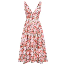 New Emmelina Floral Corset Sundress Women Dresses