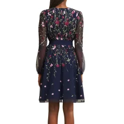 Best Emmy Floral Flared Mini Dress Women Dresses
