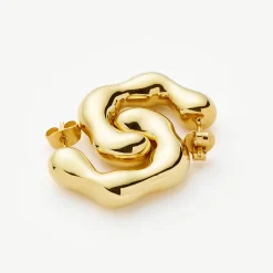 Hot Eny Puffy Medium Hoop Earrings Women Earrings